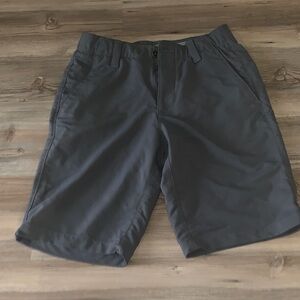 Under Armour Men's Charcoal Flat Front Shorts